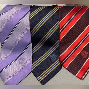 3 Versace ties